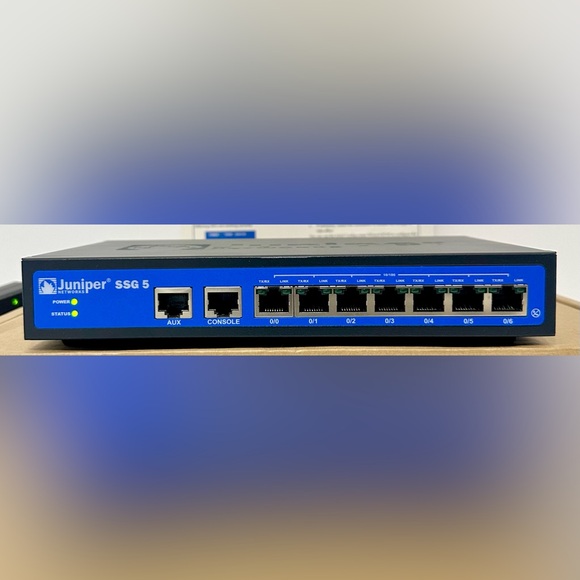 Juniper Networks Model SSG5-SB-10U 7-Port Security Firewall Appliance - Picture 8 of 13